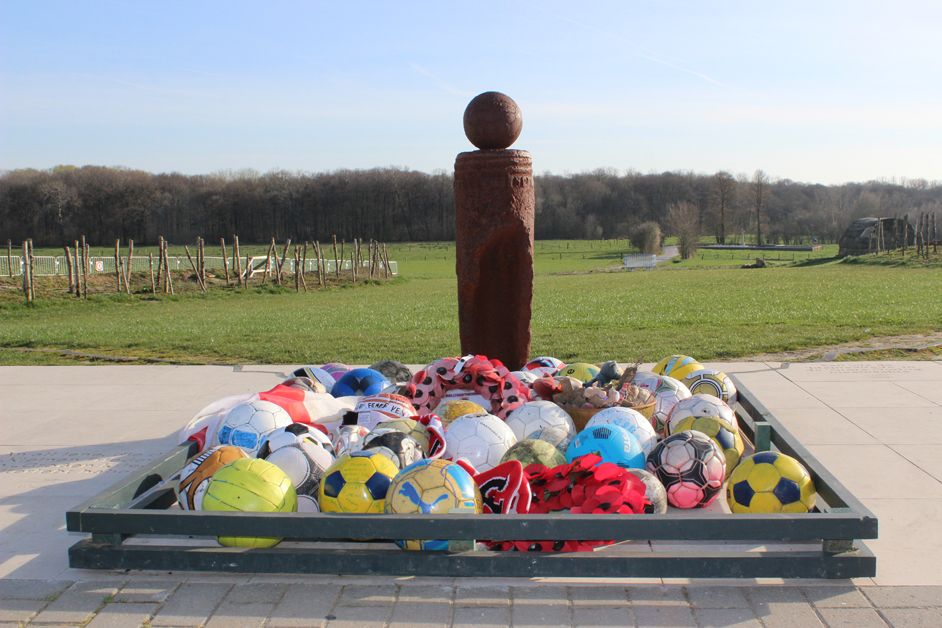 The Christmas Truce memorial from UEFA
