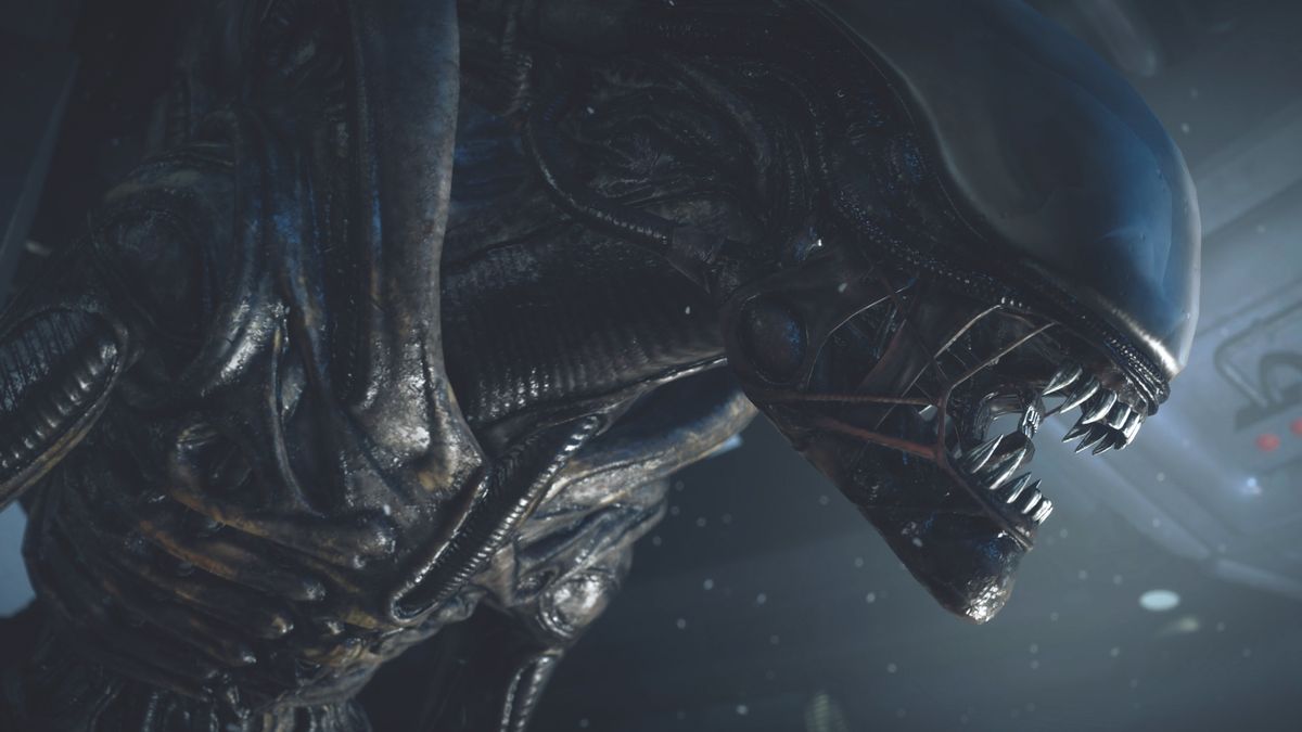 Alien: Isolation screenshot of the Xenomorph