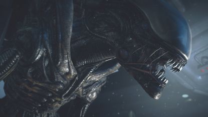 Alien: Isolation screenshot of the Xenomorph 
