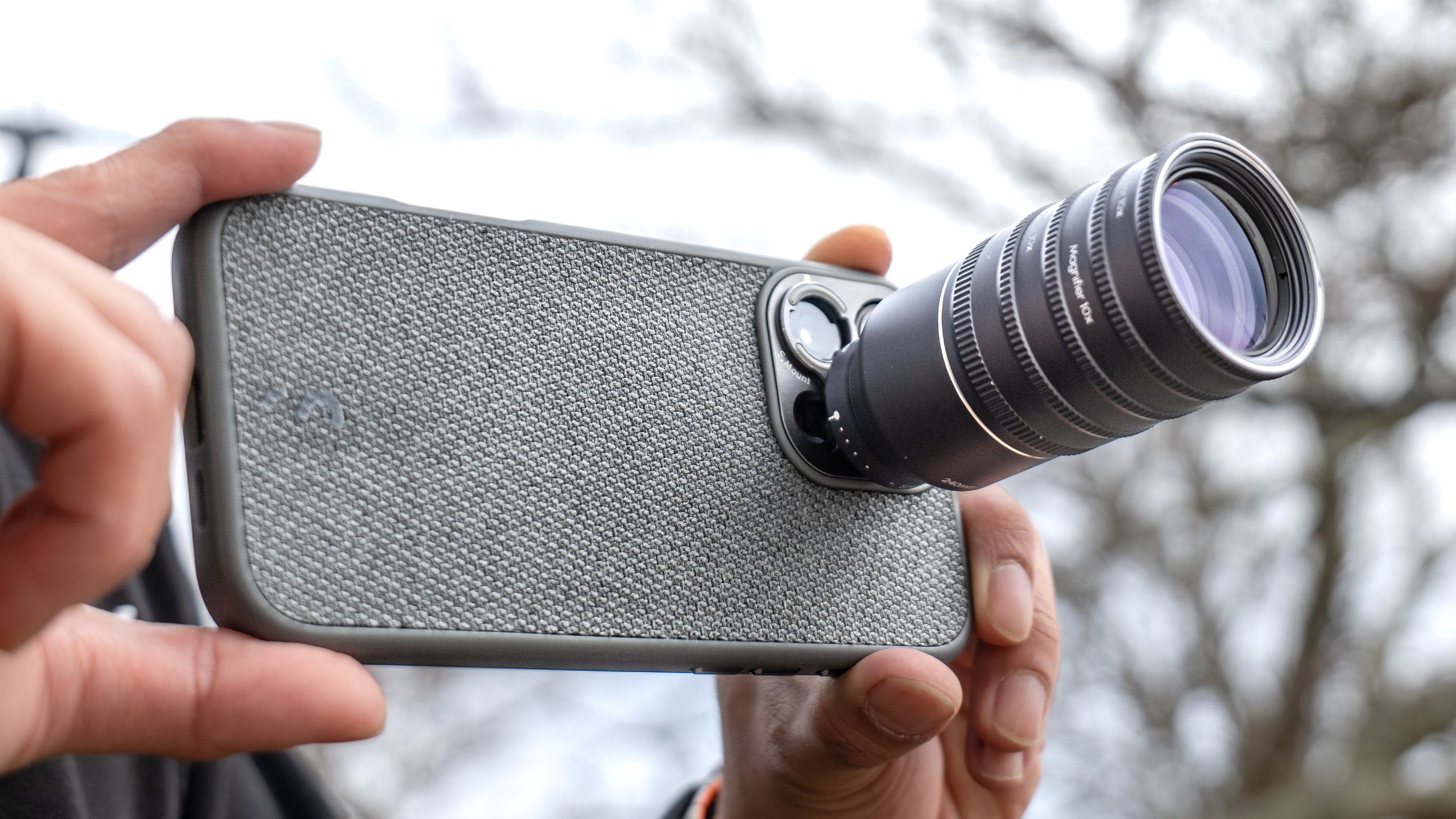 I added a 10x optical zoom to my iPhone with this attachable lens — but it has a more amazing trick up its sleeve