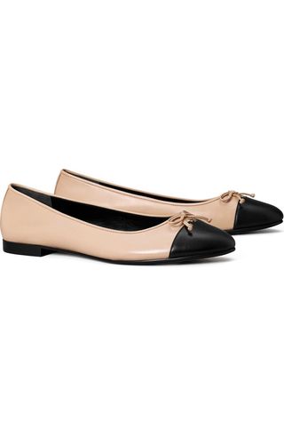 Cap Toe Ballet Flat