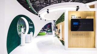 Oppo stall at MWCS