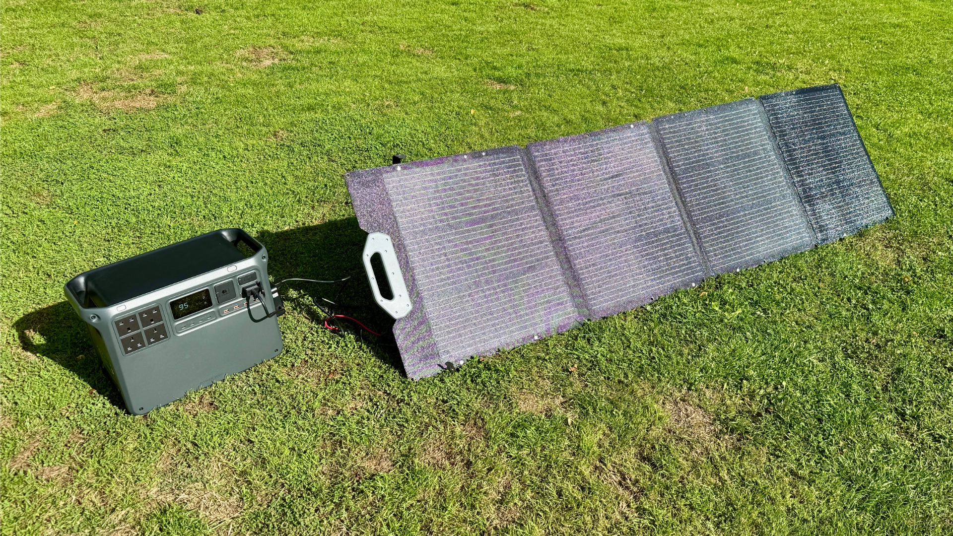 DJI Power 2000 with 200W solar panel