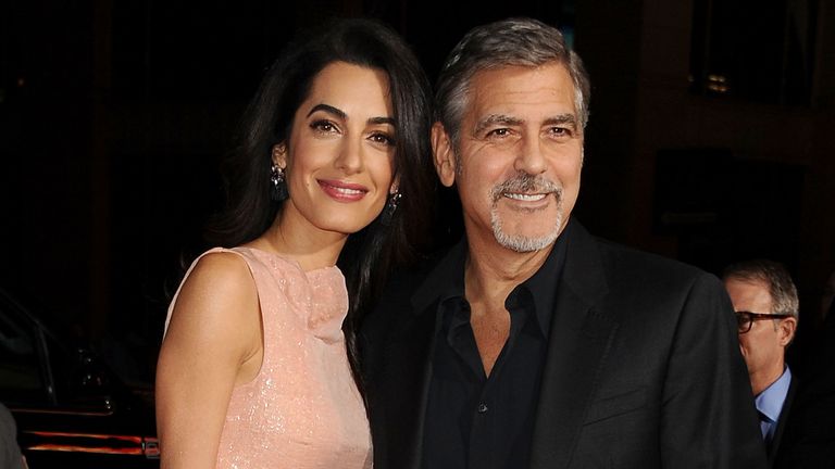 Amal and George Clooney