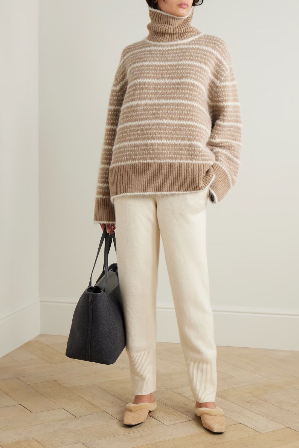 Toteme, Wool-Blend Turtleneck Sweater