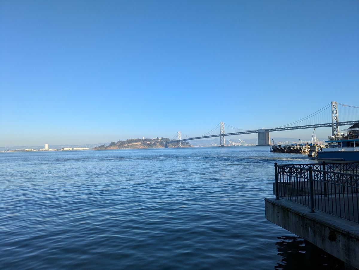 Photo of the San Francisco Bay shot by a Pixel 8a