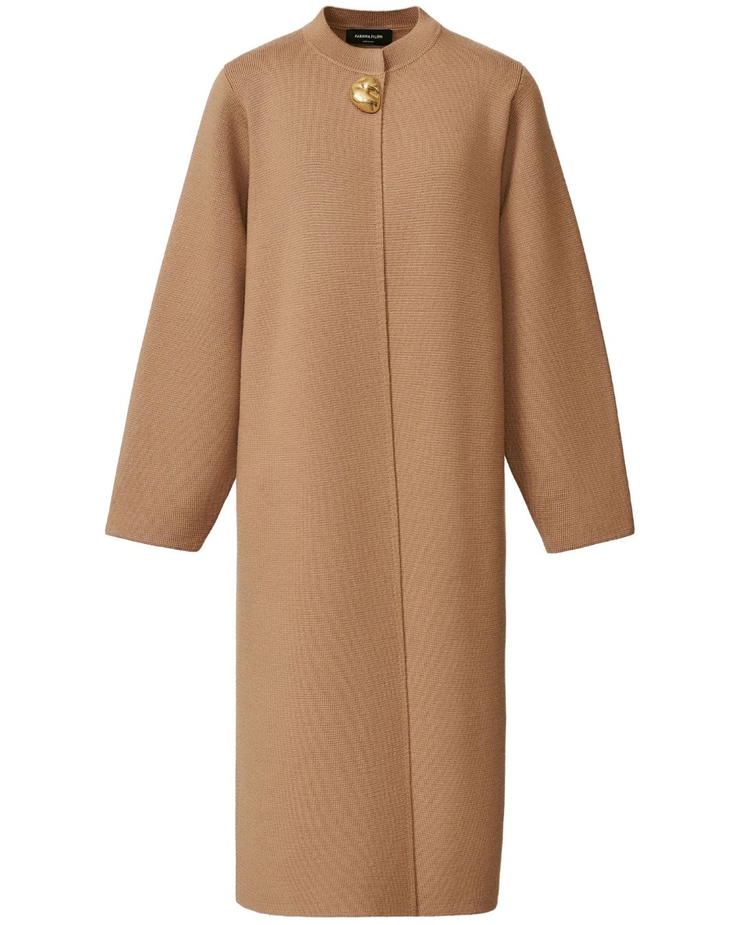 a fabiana filippi long camel coat