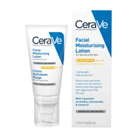 CeraVe AM Facial Moisturising Lotion SPF50 for Normal to Dry Skin, was £16.50 now £11.55 | Lookfantastic