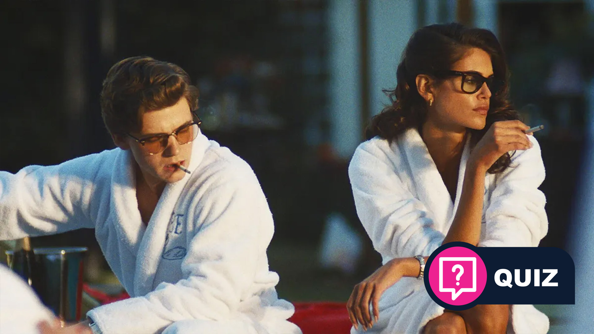 Igby Rigney and Kaia Gerber in Hulu's The Shards