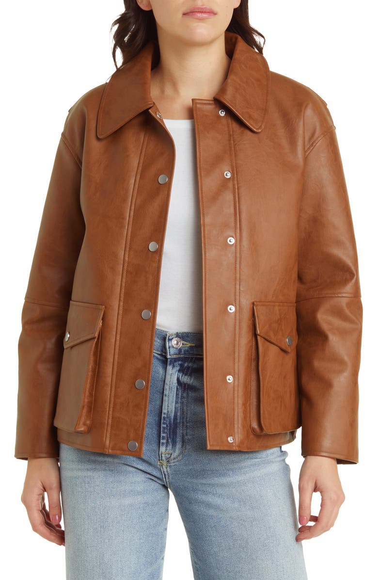 Mathis Faux Leather Jacket