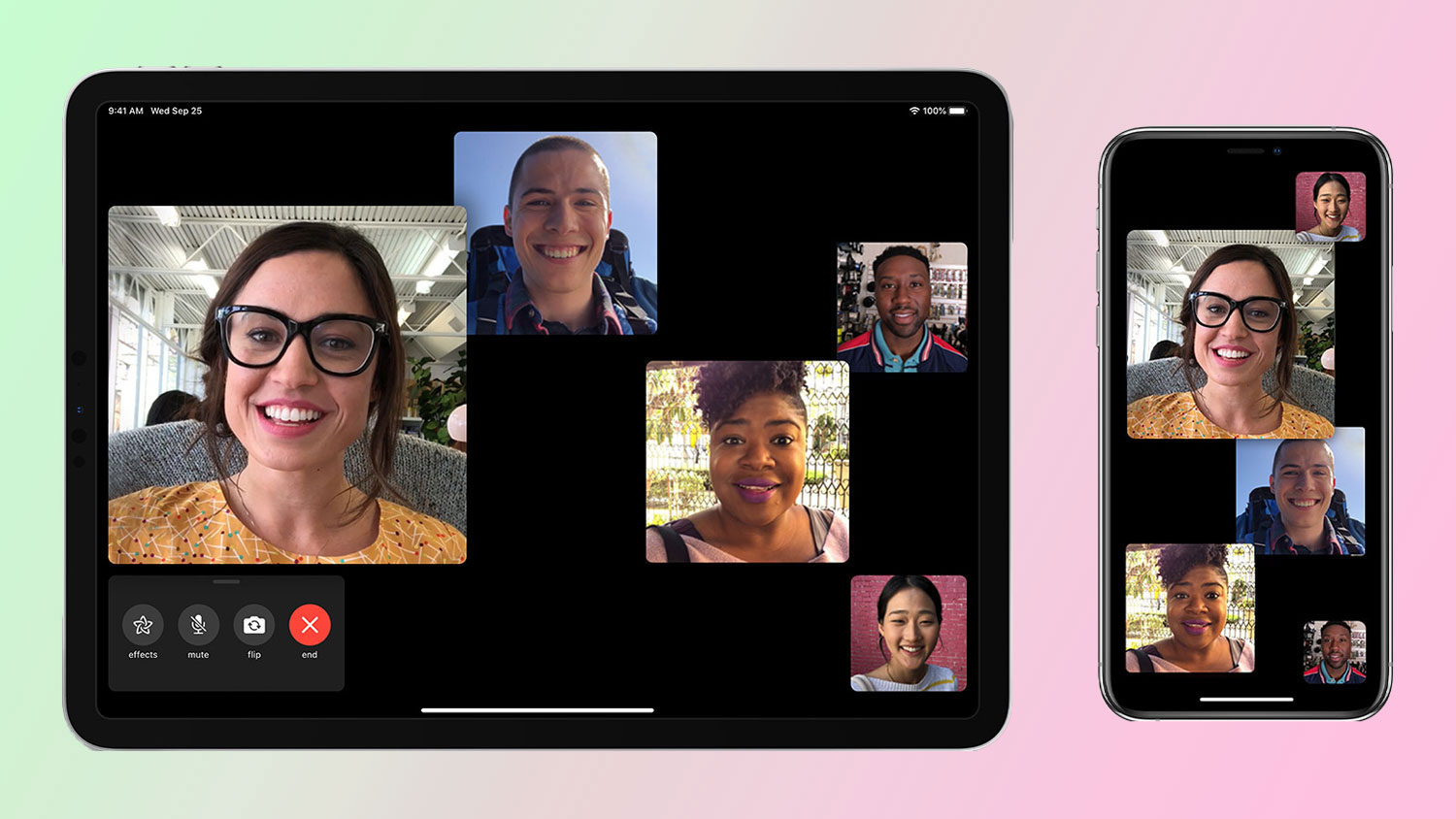 How to Mute Audio & Pause the Video in a FaceTime Call.