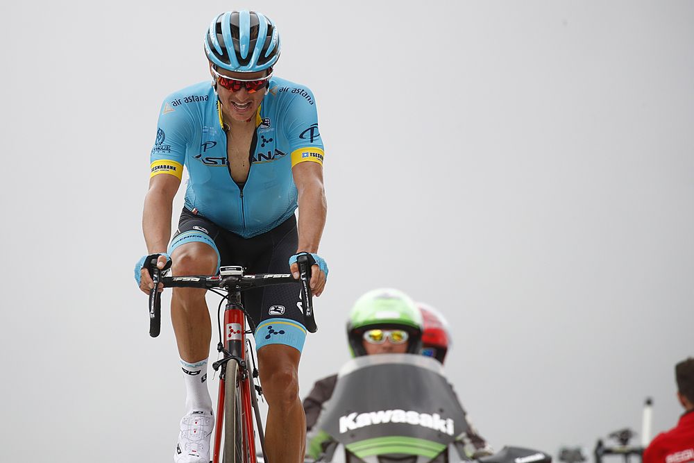 Jakob Fuglsang (Astana) stage 17 at the Tour de France