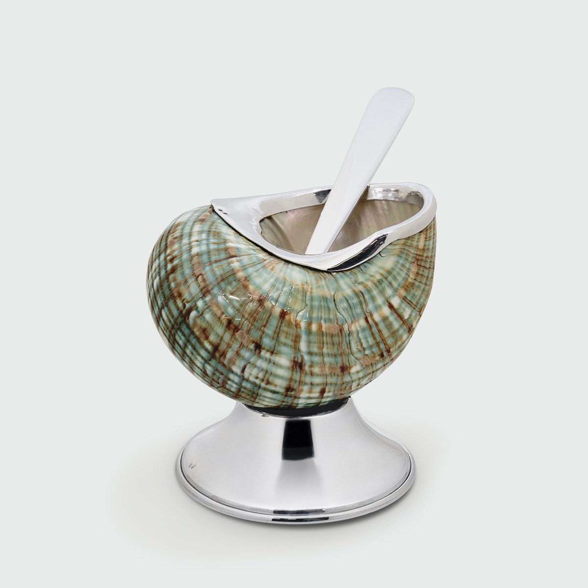 Tavares 1922 Shell Jade Sugar Bowl