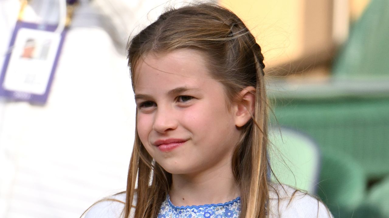 Princess Charlotte of Wales watches Carlos Alcaraz vs Novak Djokovic in the Wimbledon 2023 men&#039;s final 