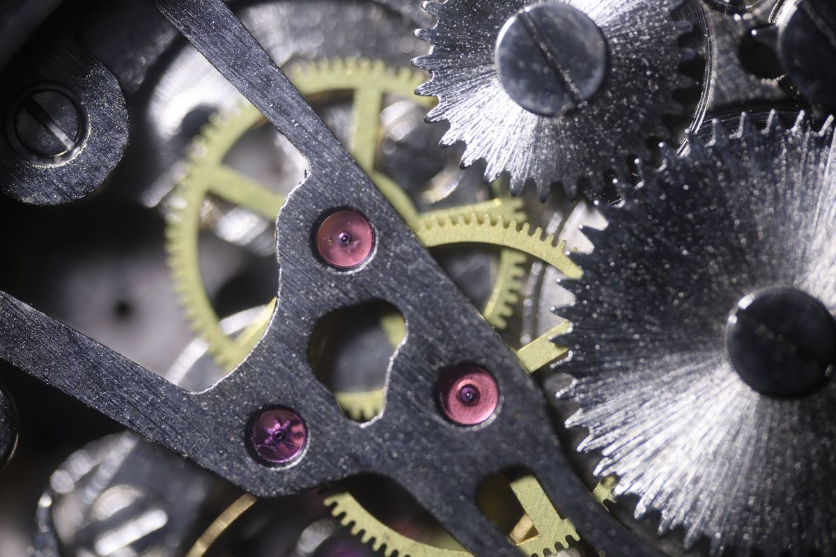 Capturing the internal movement of a small fob watch at 2.0x magnification, this sequence of seven images show how sharpness and depth of field change when stopping down through the aperture range, from f/2.8 to f/22. Click or swipe to see the full gallery.