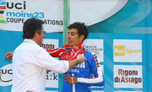 New race leader Fabio Aru (Italy)