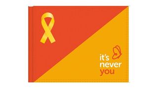 'It's Never You' Charity golf flag