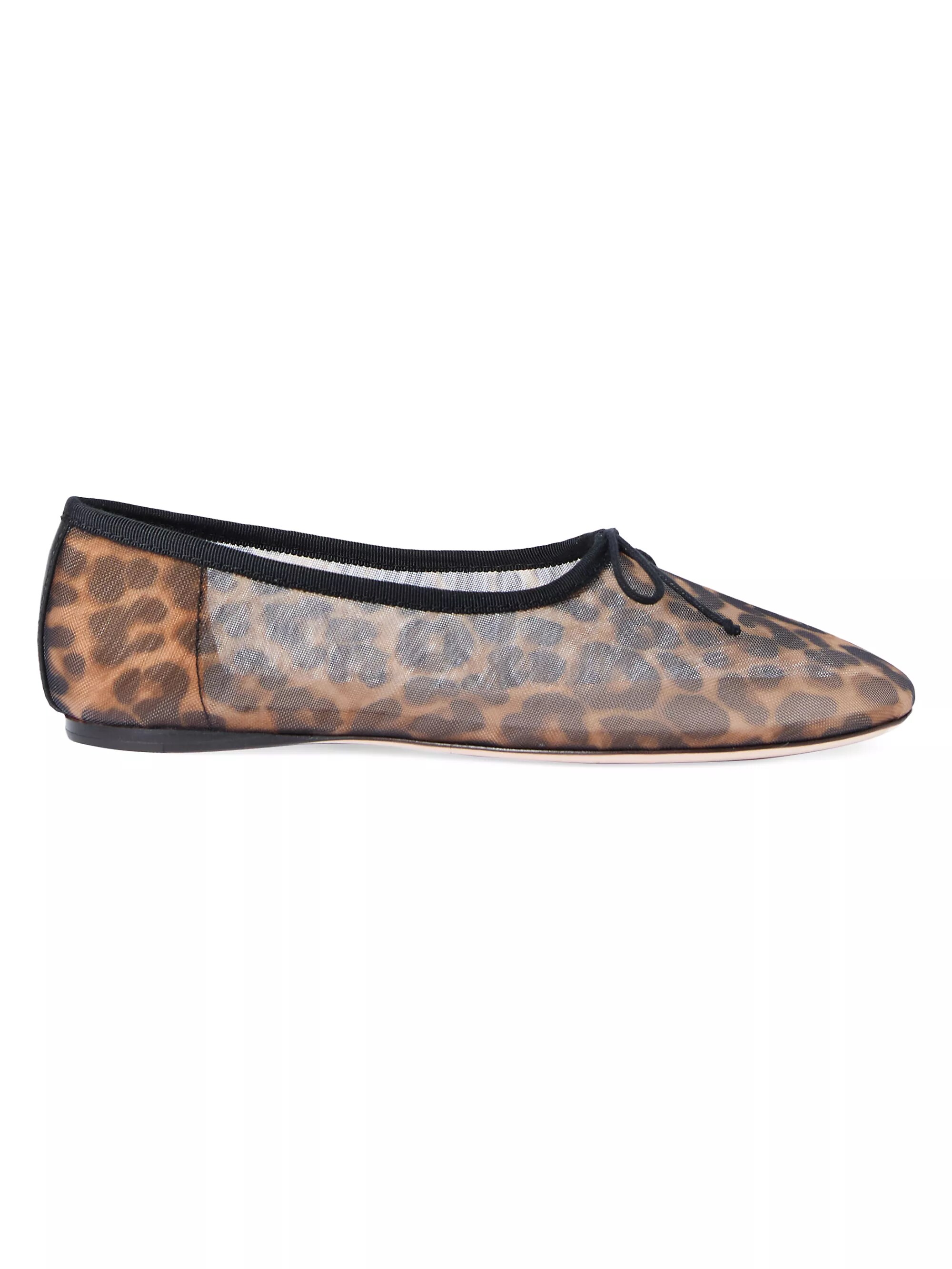 Landon Leopard Mesh Ballet Flats