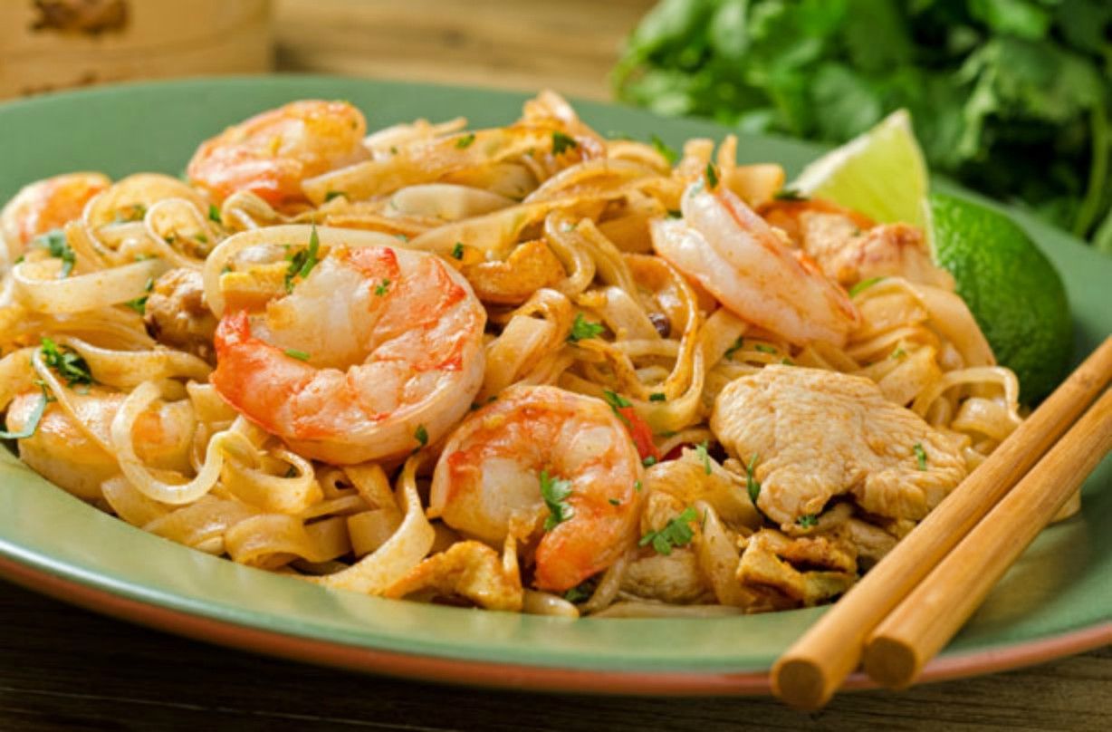 Thai prawn stir fry