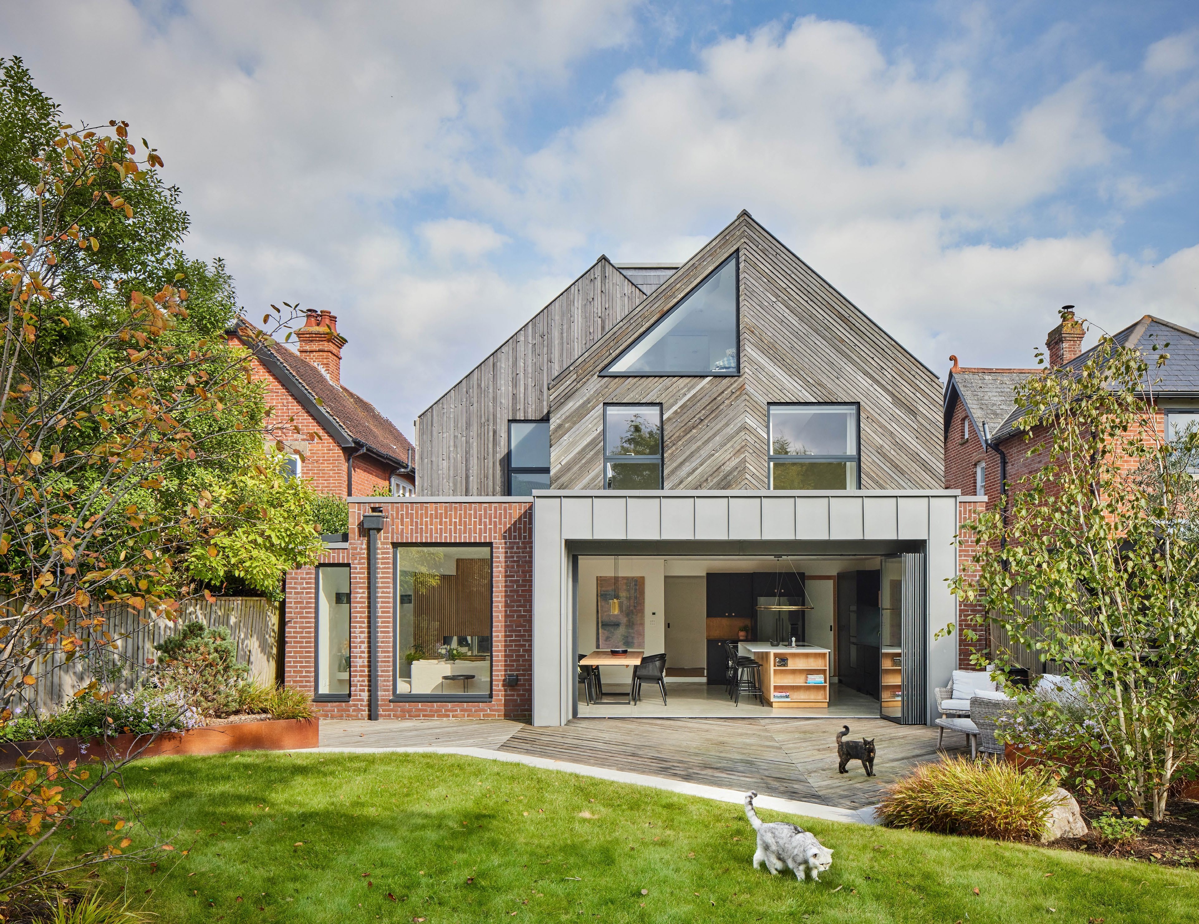 Contemporary in style, yet sitting comfortably between traditional houses, this home won the title of Best Self-Build in our 2024 awards