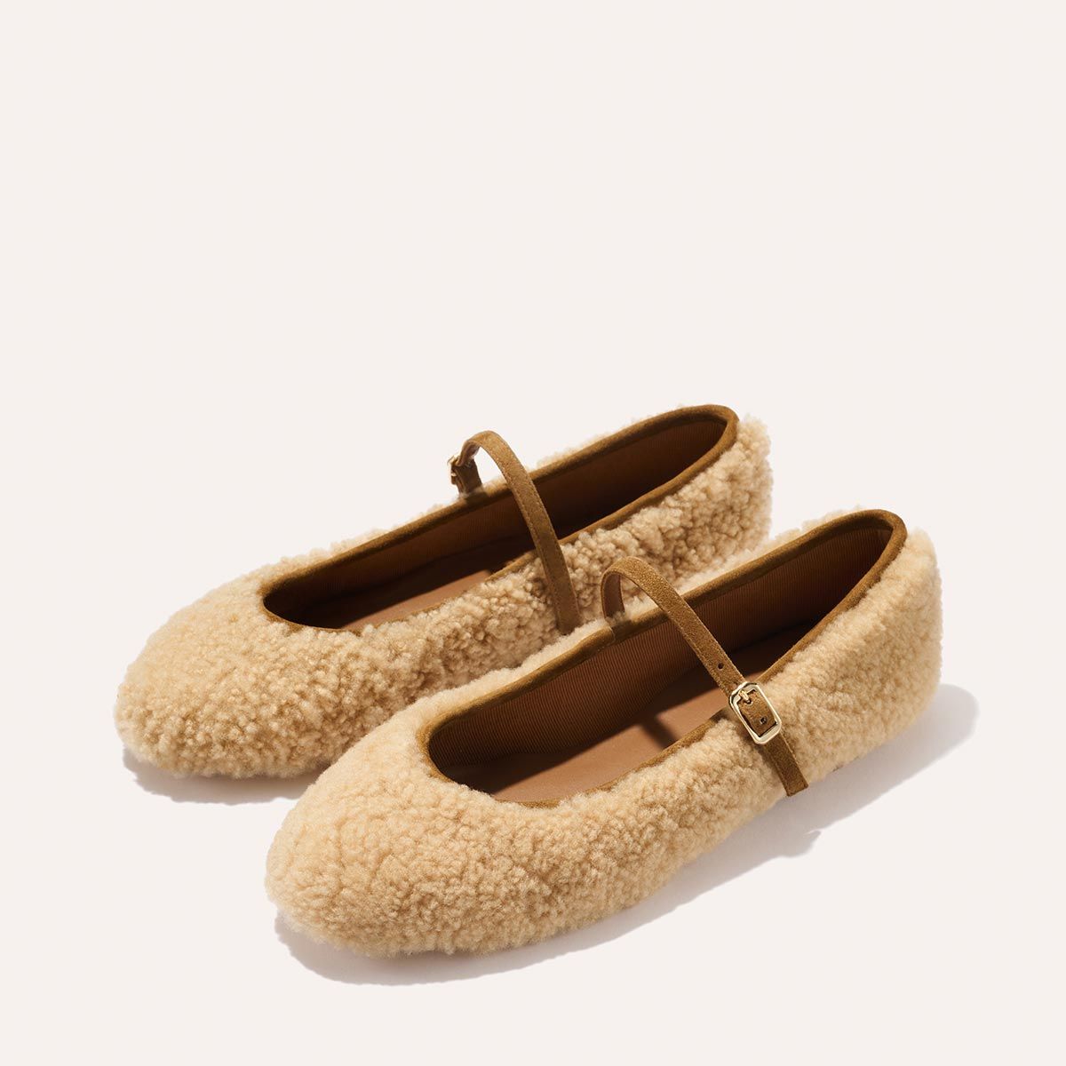 The Demi Jane - Tan Shearling