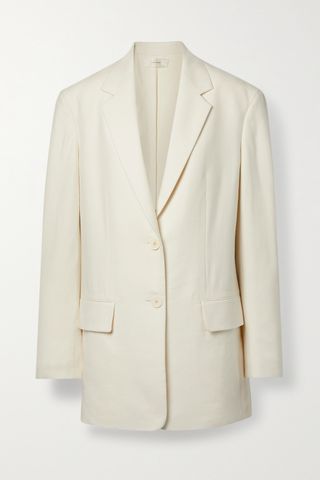 Stonna Oversized Silk and Cashmere-Blend Blazer