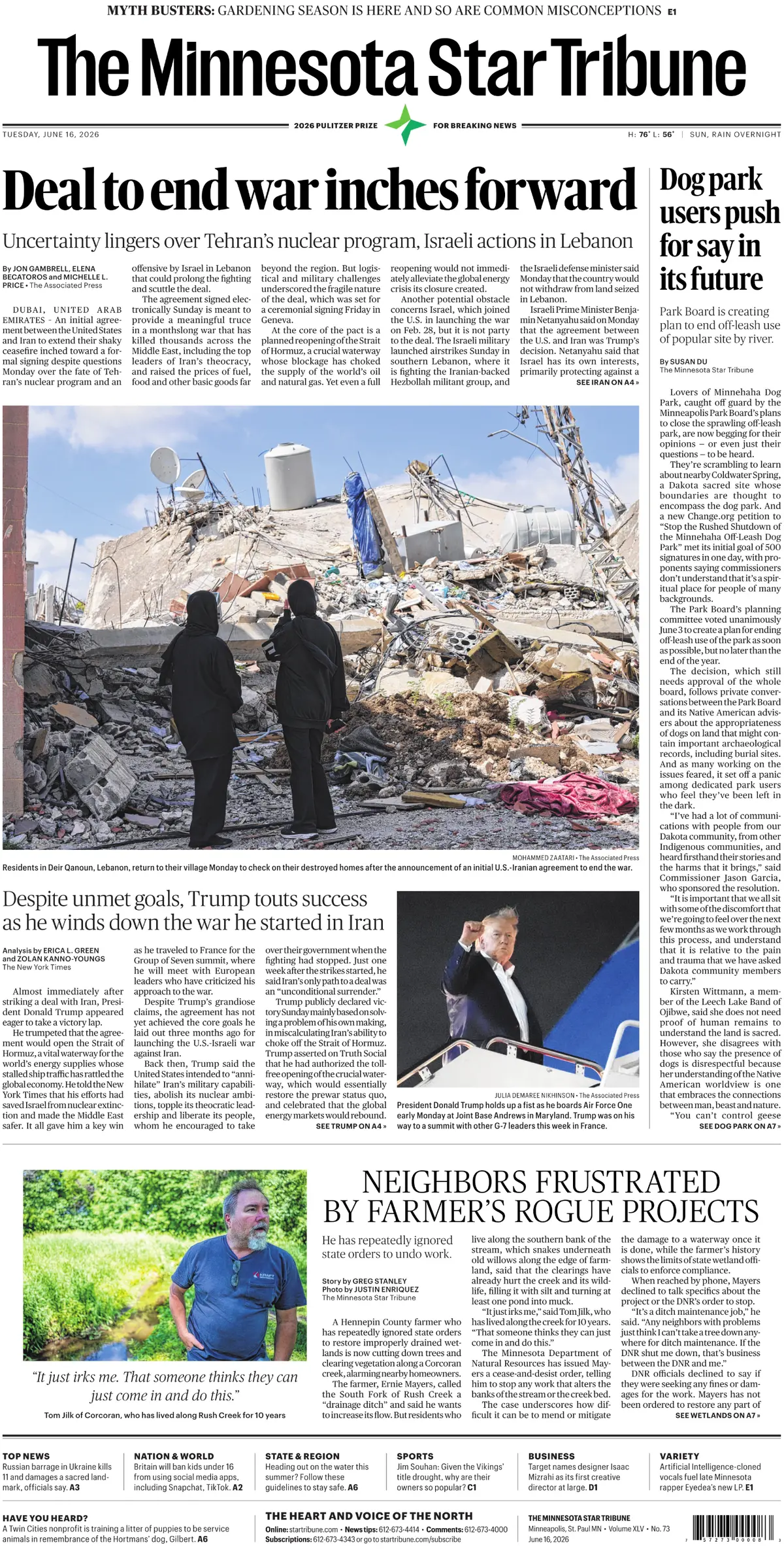 The Minnesota Star Tribune