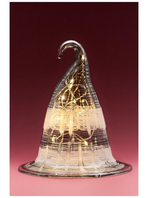 Light-Up Glass Witch Hat