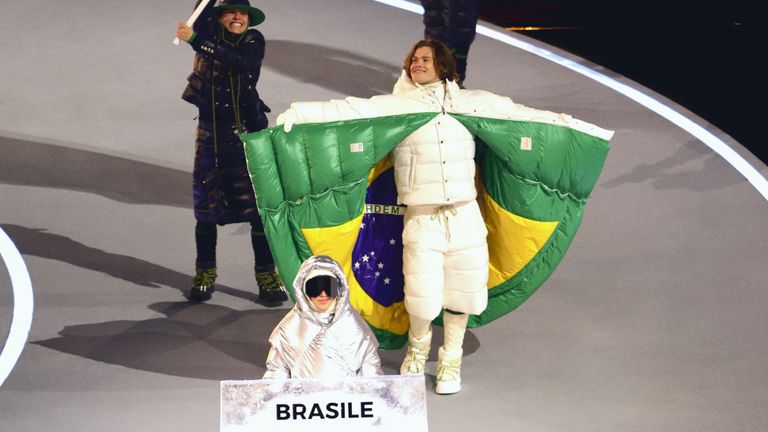 Team Brazil Moncler uniforms