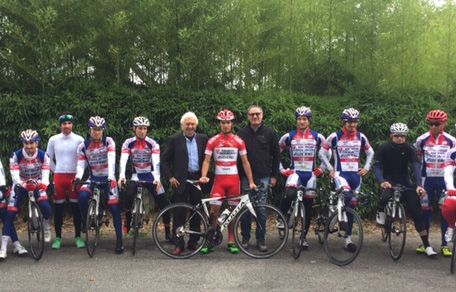 The riders from the 2016 Androni Sidermec team