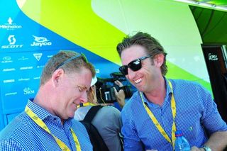 Shayne Bannan and Matt White are pleased with Orica-GreenEdge's Tour de France.