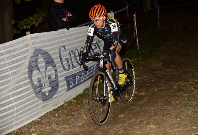 Crystal Anthony (Optum Pro Cycling) was riding well with the chasers