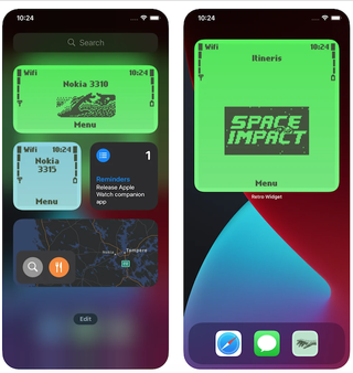 Nokia 3310 iPhone widget
