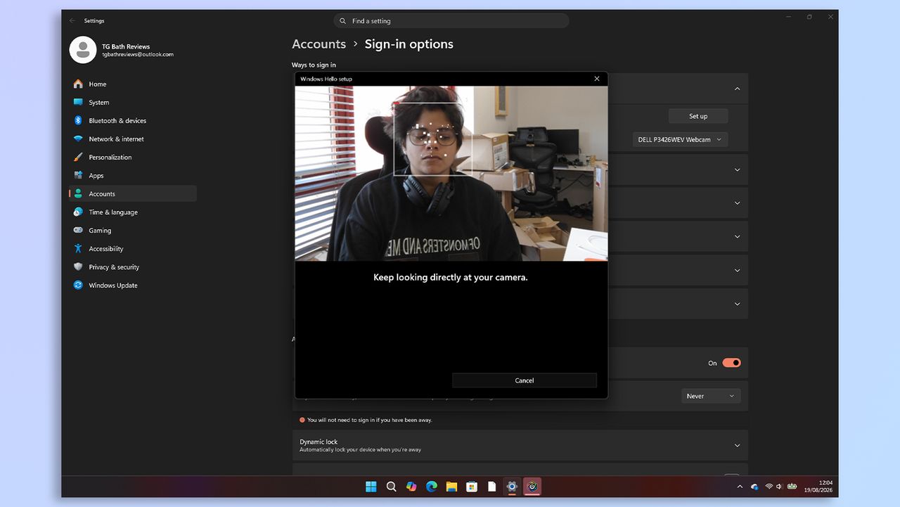 Screenshot showing the Dell Pro P3426WEV's settings