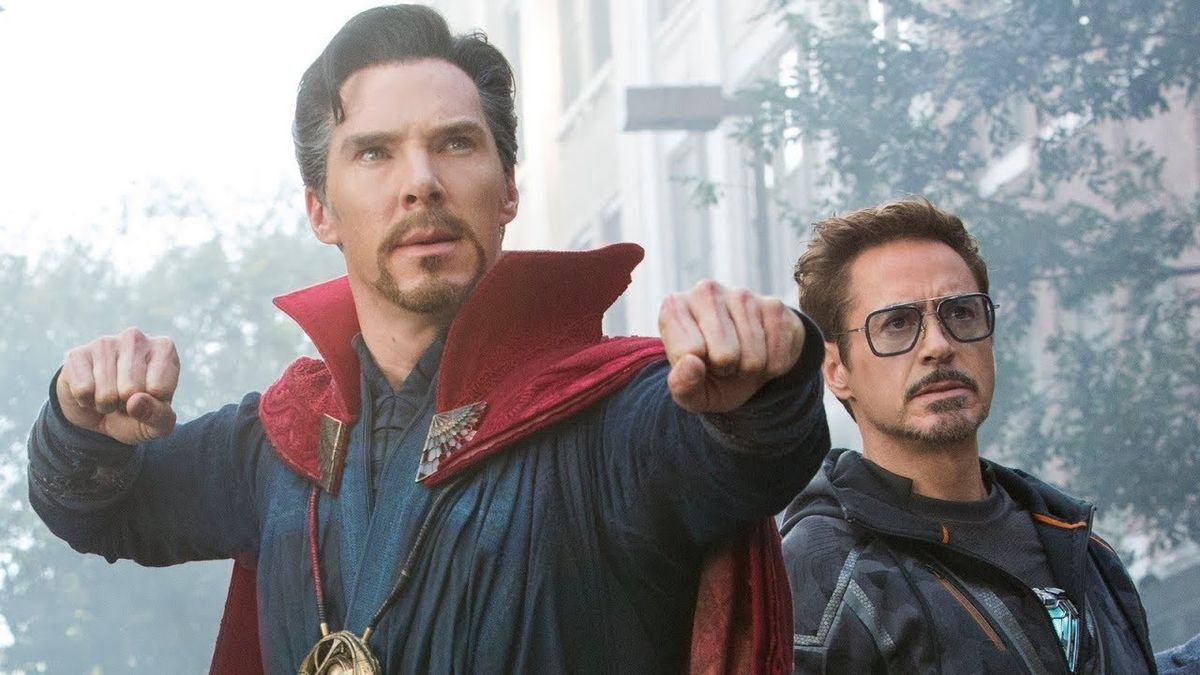 Doctor Strange and Iron Man in Avengers: Infinity War, one of 2018&#039;s most Googled movies