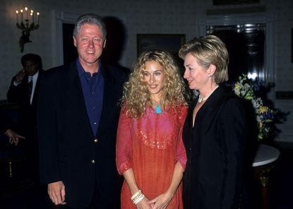 Sarah Jessica Parker With Bill Clinton 