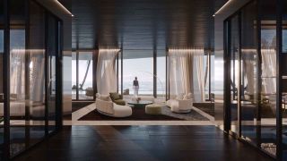 Living space from Minotti The Grand Tour film