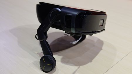 Roborock rover being demoed