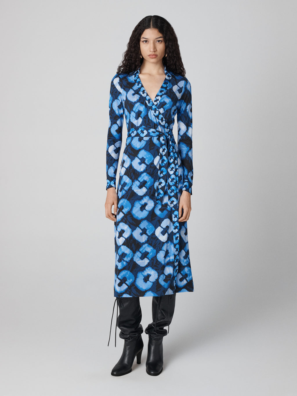 Abigail Wrap Midi Dress