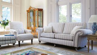 Sofa Sofa Louis three-seater sofa and companion chair