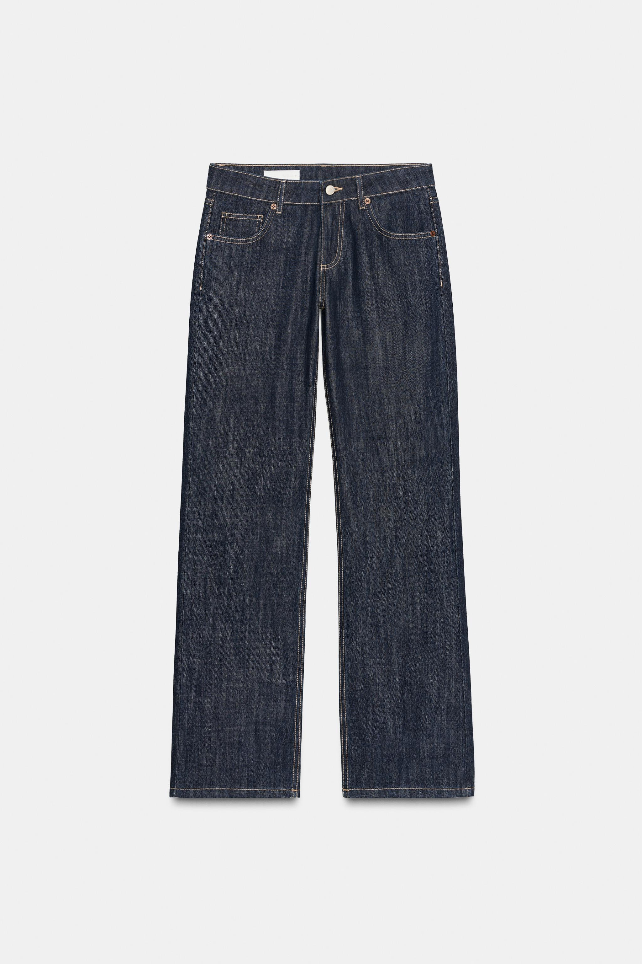 Trf Wide Leg Low Rise Jeans