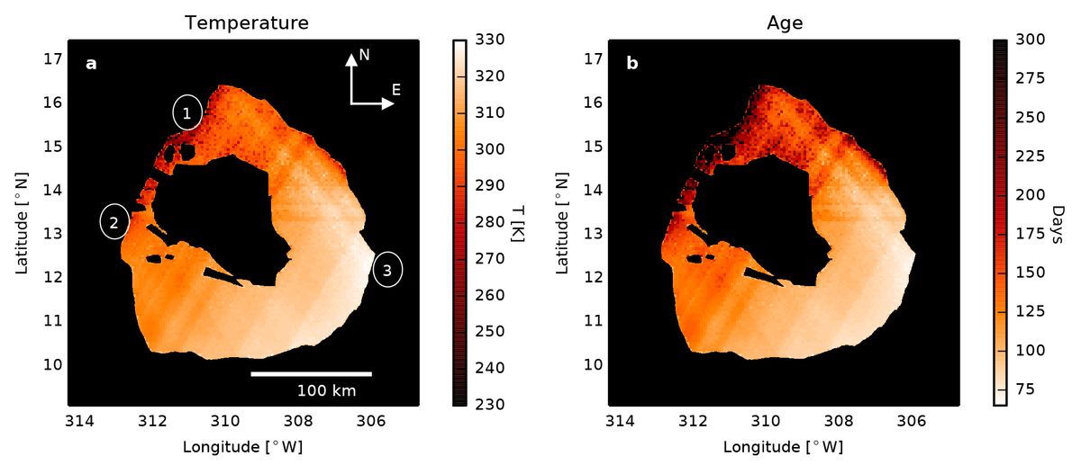 Lava Waves Sweep Across Jupiter Moon Io's Massive Molten Lake | Space