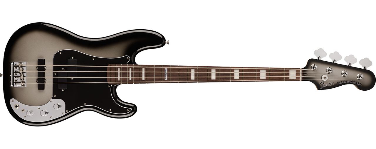 The Fender Troy Sanders Precision Bass is finished in Silverburst and arrives with a host of custom appointments for the Mastodon bassist and vocalist