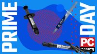 Lots of tubes of thermal paste sat floating in a prime day deals pc gamer background