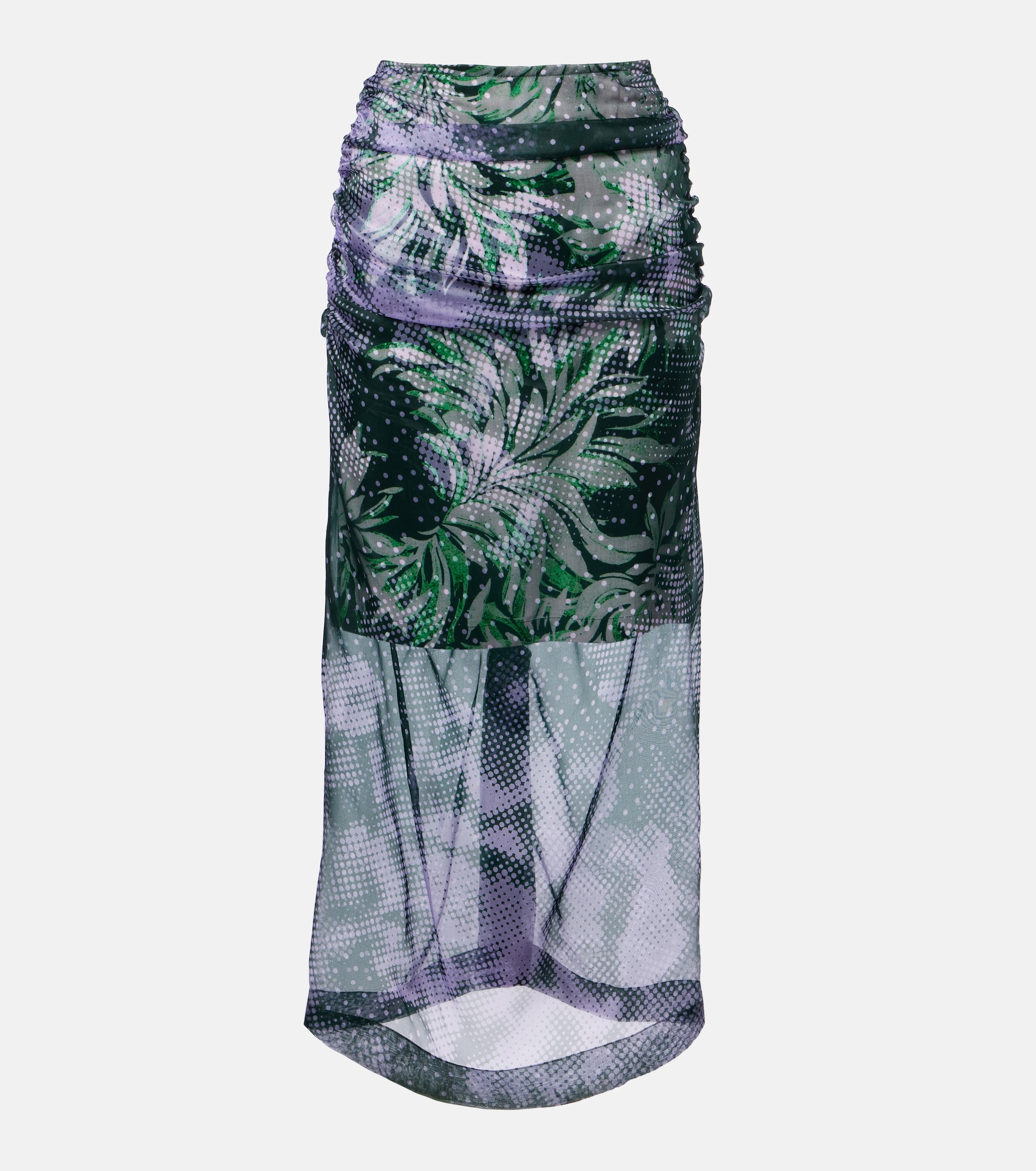 dries van noten midi skirt