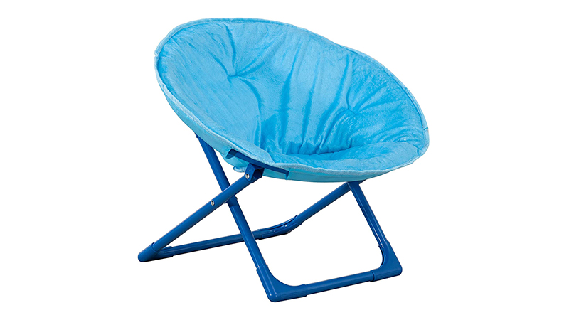 AmazonBasics Kids Folding Moon Indoor Papasan Chair