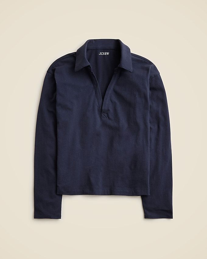 Vintage Jersey Johnny-Collar Shirt