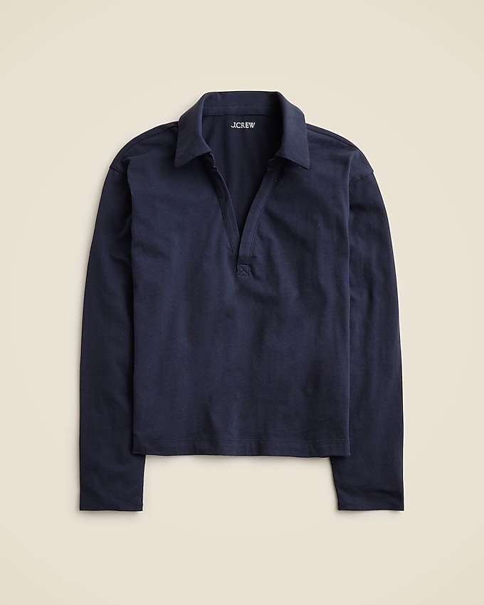 Vintage Jersey Johnny-Collar Shirt