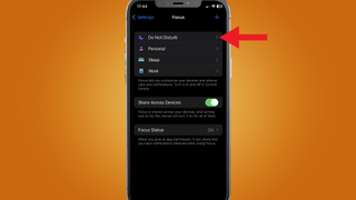 how to set up do not disturb and Focus on an iPhone