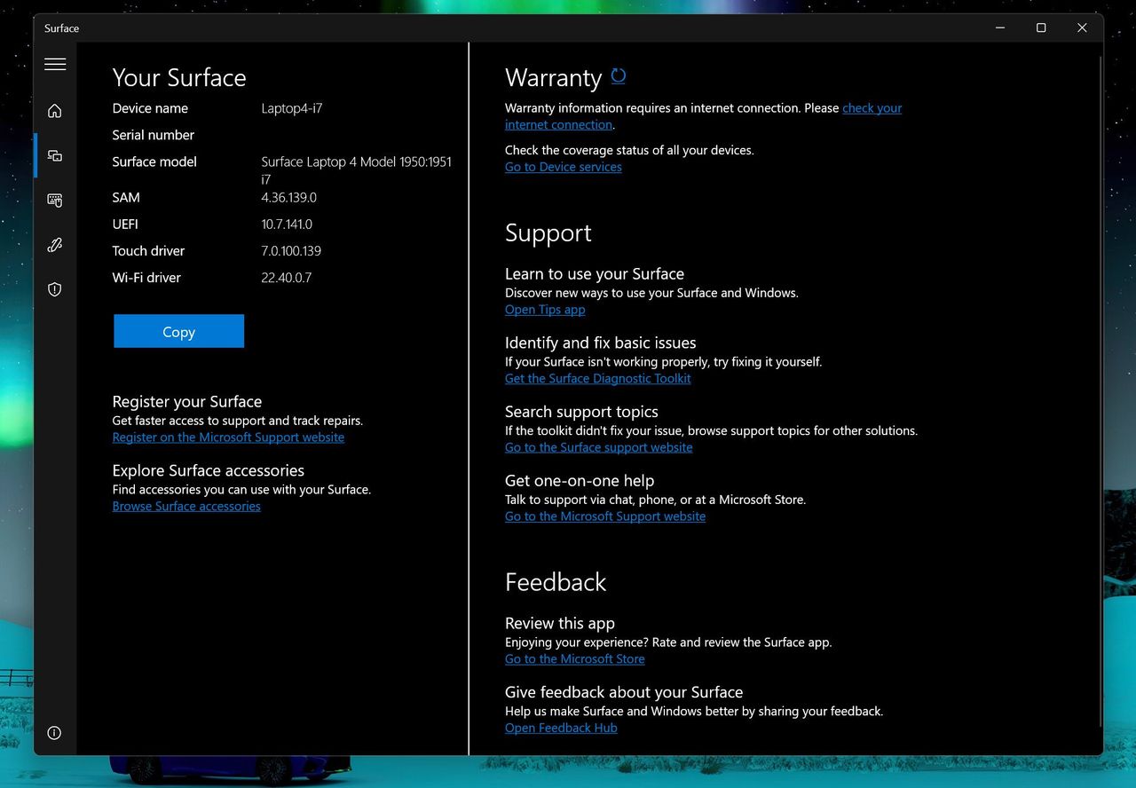 Old Surface App